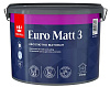 Краска интерьерная для стен и потолков Tikkurila Euro Matt 3 абсолютно матовая база A 9л