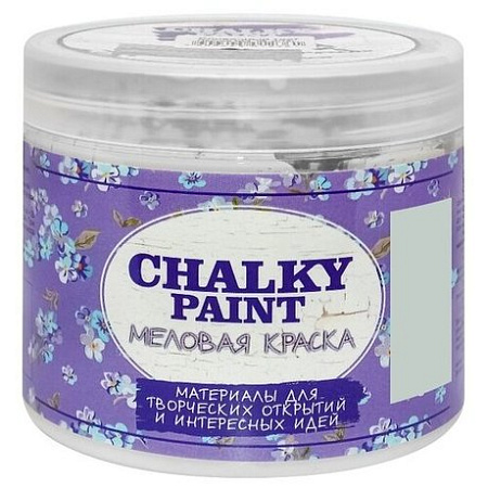 Краска меловая декоративная меловая Chalky Paint утренний туман 500гр