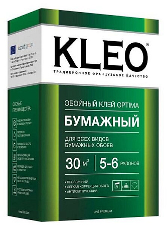 Клей для любых бумажных обоев Kleo Optima 5-6 