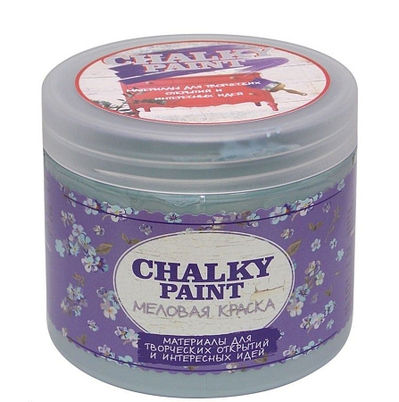 Краска меловая декоративная меловая Chalky Paint Питер 500гр