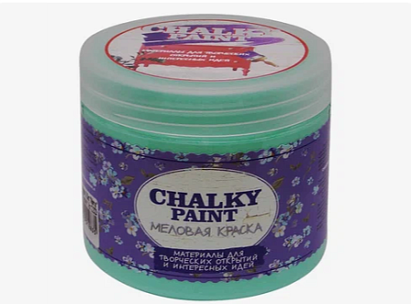 Краска меловая Chalky Paint мята 0,5кг